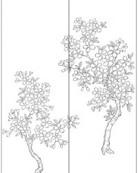 Пескоструйный рисунок Дерево 441